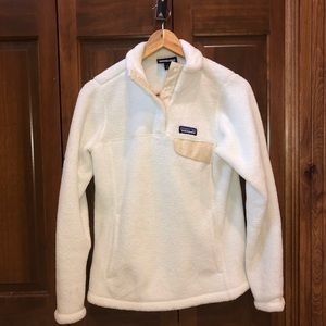 White Patagonia sweater Small